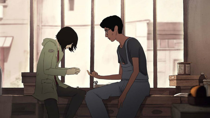「失くした体」は、何かを探して旅をする体のない手と、孤独な青年の恋のゆくえを並行して描くフランスのアニメ（Netflix）