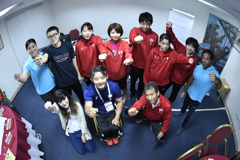 パラリンピアンが伝えるワークショップ「Proud Paralympian」がアジアで初めて開催された　（写真・山下元気）