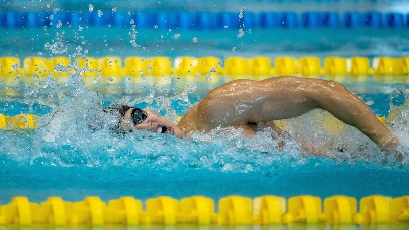 200メートル個人メドレーS11を泳ぐ木村敬一　写真・秋富哲生