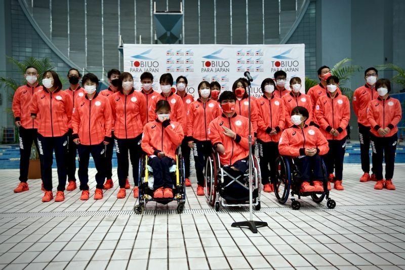 11月20日に行われた、東京2020パラリンピック出場記念品贈呈及び2021年度優秀選手受賞授与式が行われた。　写真・筆者撮影
