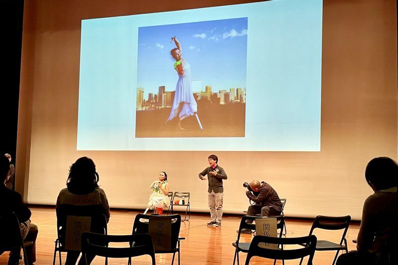 12月12日、写真集「切断ヴィーナス２（白順社）」にモデルとして参加したキャロットyoshieさんによる創作ダンスの披露と、東京パラリンピックのレガシーを語るトークショーが行われた