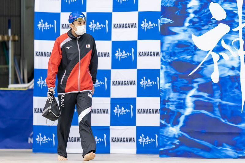 芹澤美希香（宮前ドルフィン・知的障害）東京パラ日本代表。今大会では、健常の小中学生5人と知的3人（合計8人）のレースで予選・決勝ともトップで終える　写真・PARAPHOTO/秋冨哲生