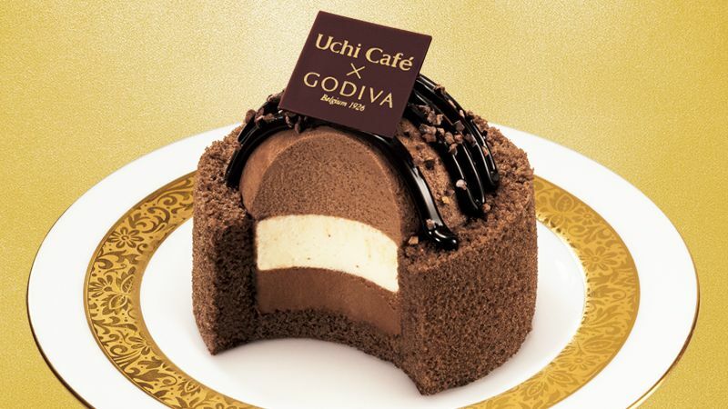 「Uchi Café × GODIVA ショコラドーム ヴァニーユ」（税込450円）※画像提供／ローソン