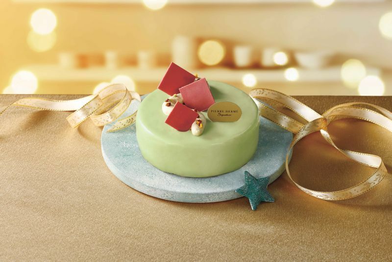 人気のピスタチオフレーバーのクリスマスケーキ　※画像提供／セブン‐イレブン