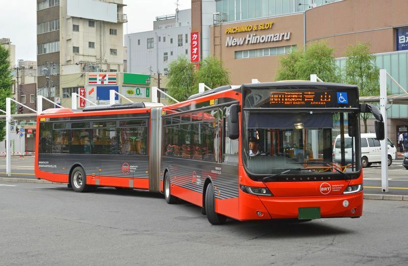 BRT(バス高速輸送システム)も新時代を担っている。＊写真は先駆けて2015年に開業し、運営する新潟市のBRTです。