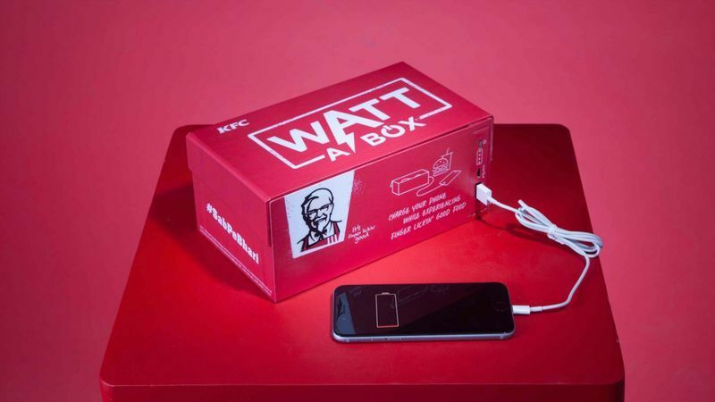 「どうせ食事するなら、スマホ充電ボックスがあるKFCにしよう」という客を取り込むことも期待できる