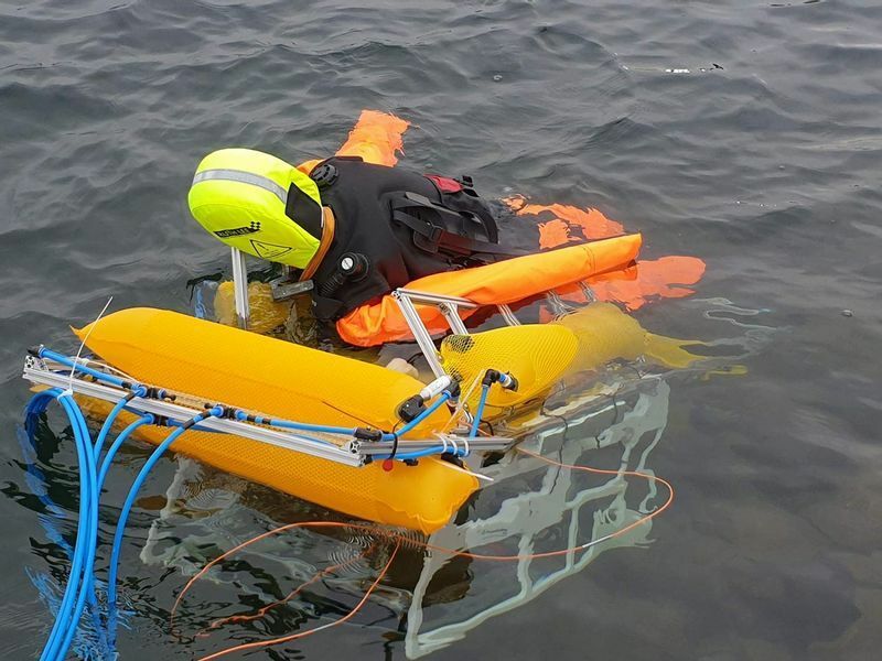 IOSBが開発した自律型水難救助ロボット（IOSB）