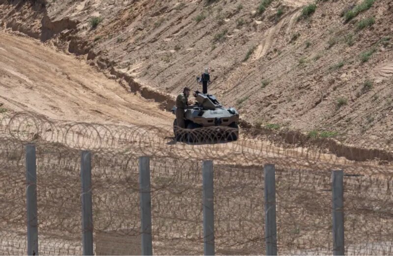 半自律型軍事ロボットの「ジャガー（Jaguar）」（イスラエル国防軍提供）