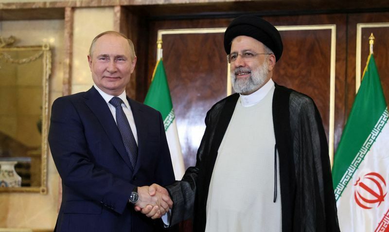 2022年７月にイランを訪問したプーチン大統領