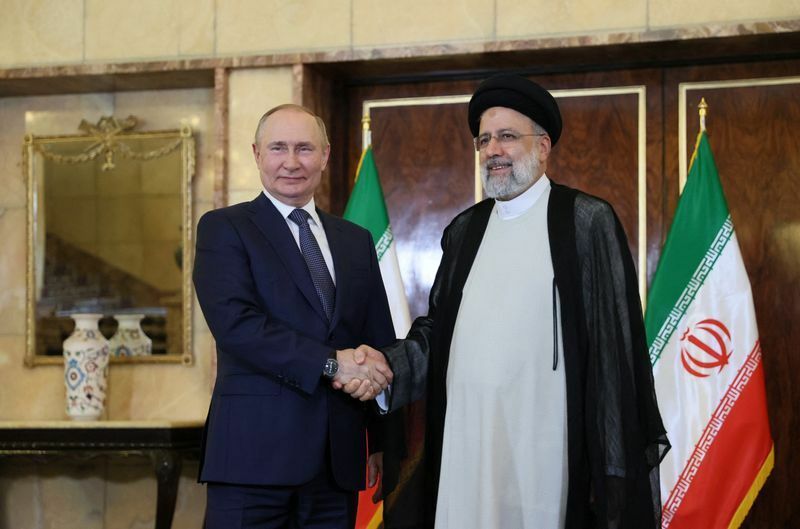 2022年7月にイランを訪問したプーチン大統領