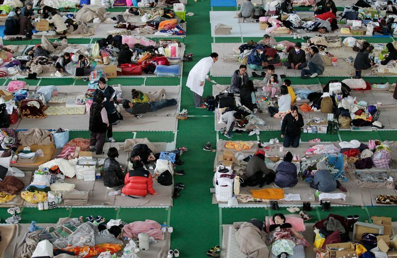 東日本大震災時の避難所