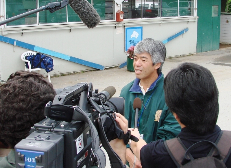 ベルモントＳ当日の朝、報道陣を集め「やっぱり諦めます」と話した藤沢