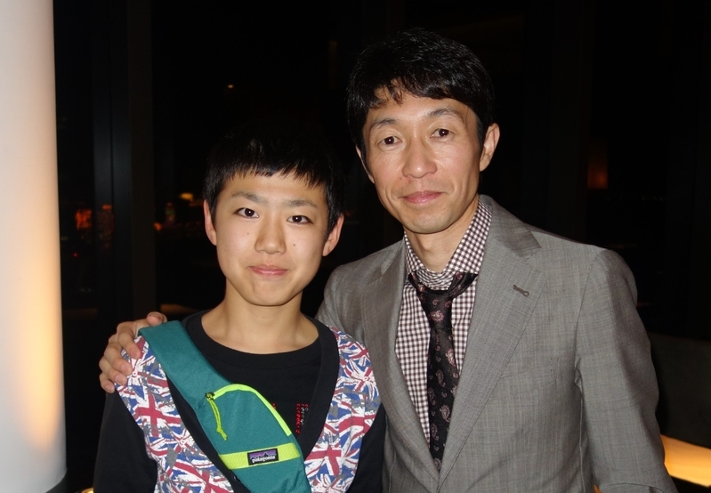 香港Cの夜、レストランで偶然再会した武豊と当時まだ中学生の斉藤新