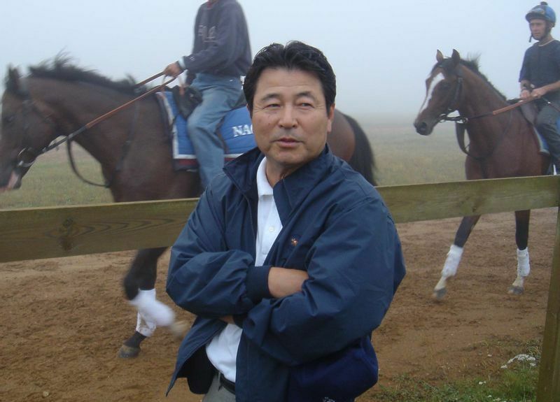 橋口弘次郎調教師（引退。2006年ニューマーケットで撮影）