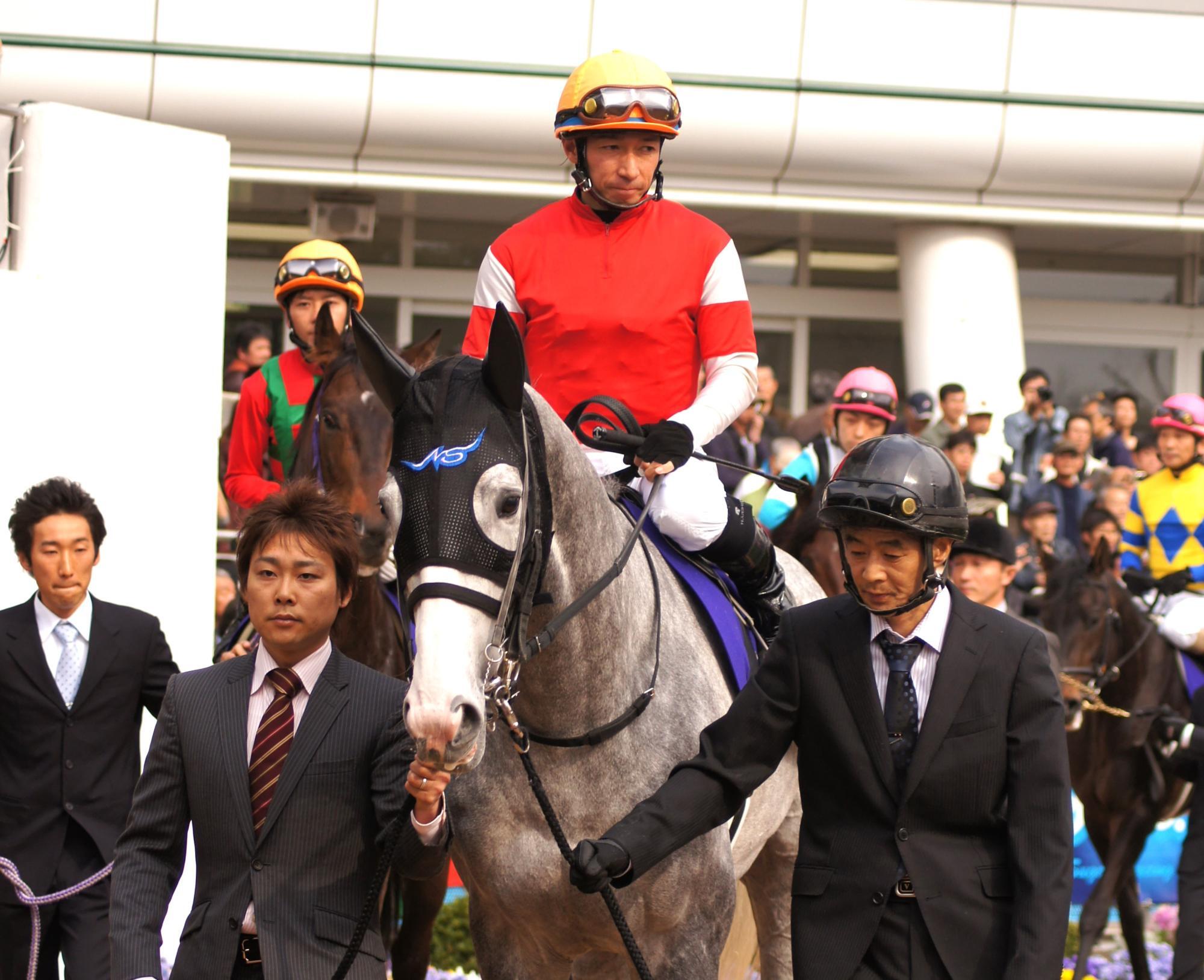 大井時代の先輩・内田博幸騎手とゴールドシップ