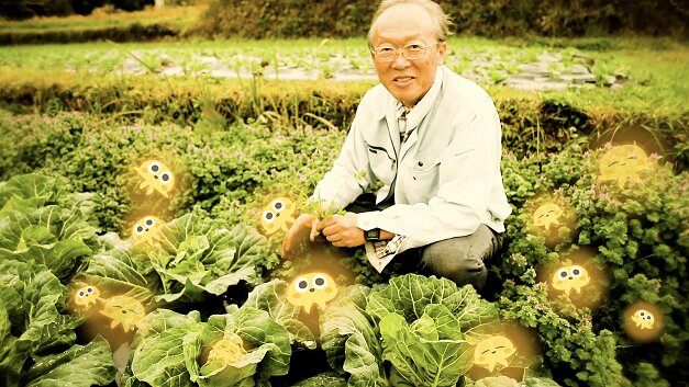 微生物のことを「菌ちゃん」と愛らしく呼ぶ吉田俊道さん。オオタヴィン監督のドキュメンタリー映画『いただきます　ここは、発酵の楽園』にも出演「（写真提供／いただきます事務局）