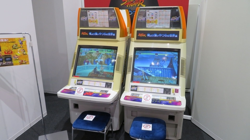 ゲーム機は展示のみで触れるのはNG