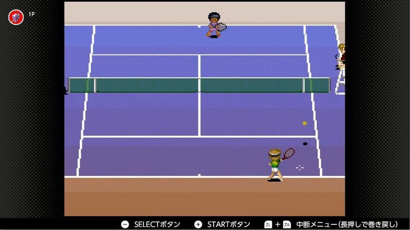 「スーパーファミリーテニス」（※Nintendo Switch Online版）