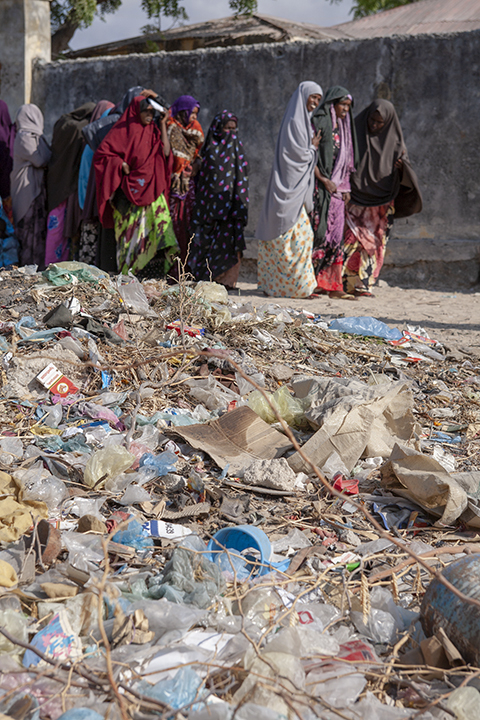 ソマリアの首都モガディシュのゴミ（撮影／著者）