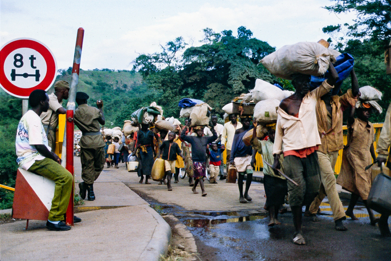タンザニアからの難民帰還（撮影／筆者）（1996年）