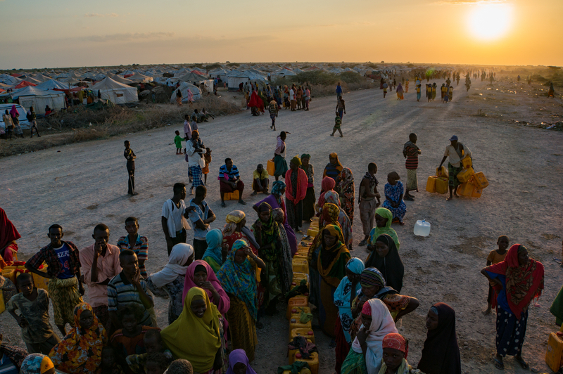 2万人が暮らすソマリアの避難民キャンプ（撮影：筆者）