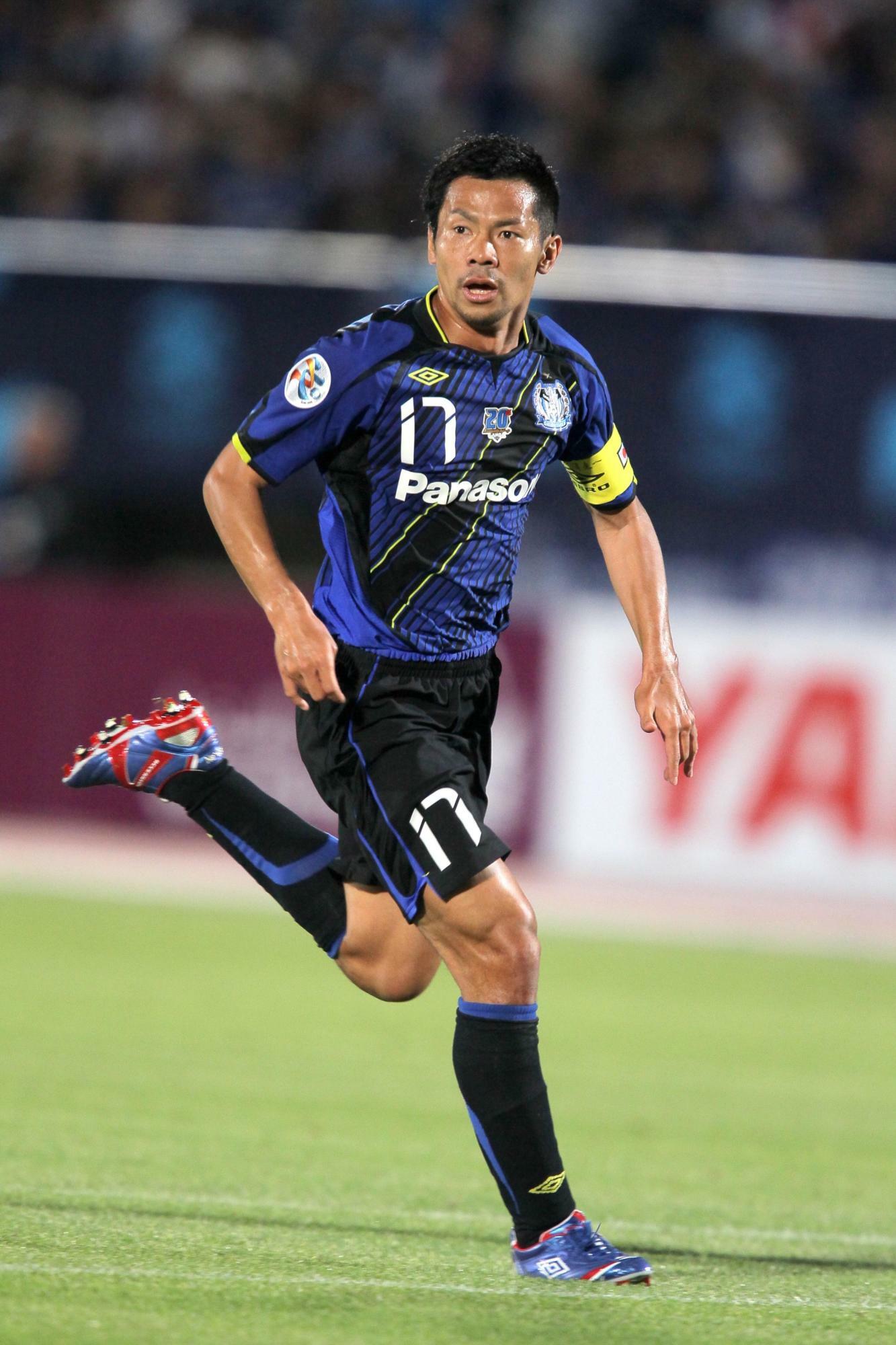 ガンバ大阪でキャプテンも務めた明神智和さん。献身的なプレーとプロ選手としての姿勢は藤春廣輝にも大きな影響を与えた