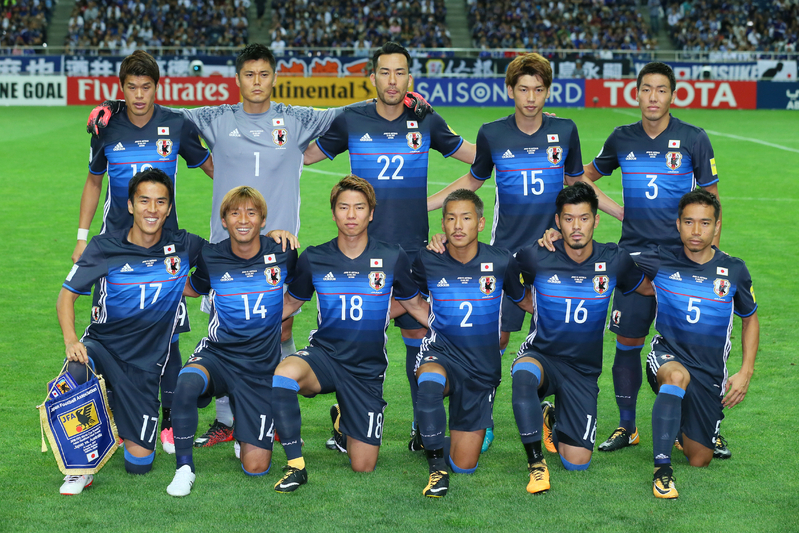 8月のオーストラリア戦先発イレブン(写真:YUTAKA/アフロスポーツ)