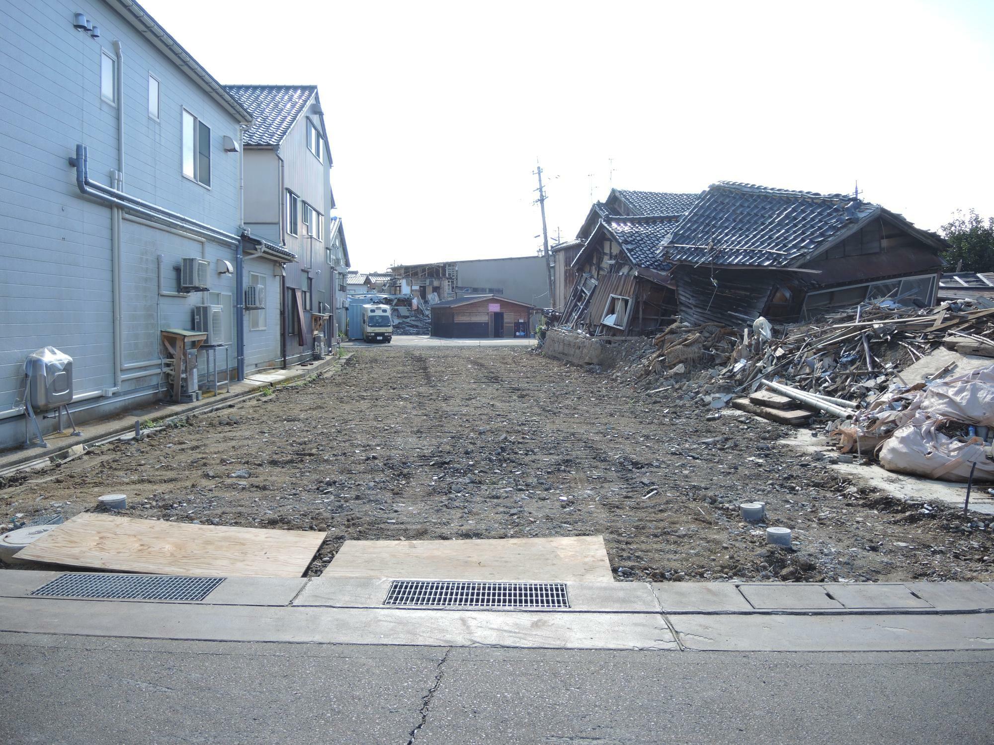 今は更地になったいろは書店店舗跡（筆者撮影）