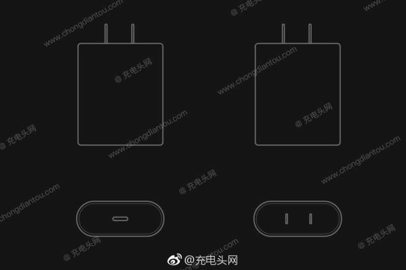 weiboに掲載された18WのUSB-C電源アダプタの設計図。photo：充电头网
