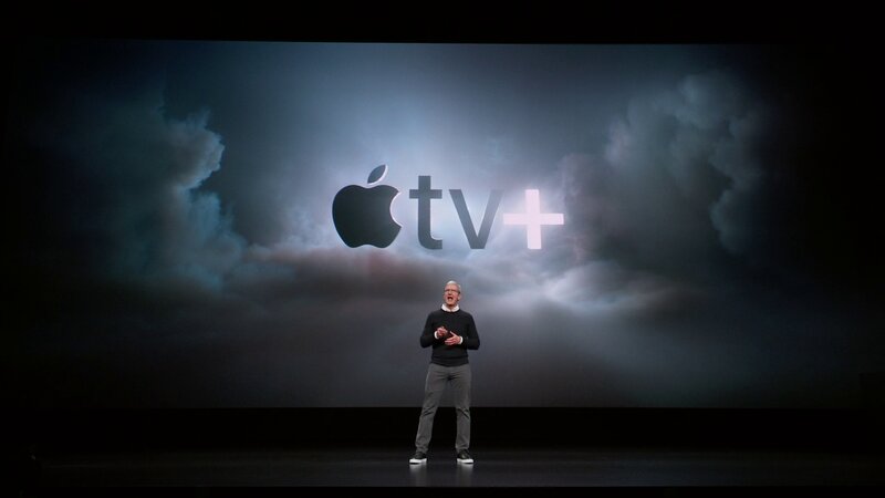 発表された「Apple TV＋」。筆者キャプチャ