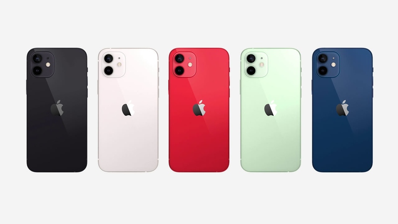 『iPhone 12』のカラーラインナップ。Appleより