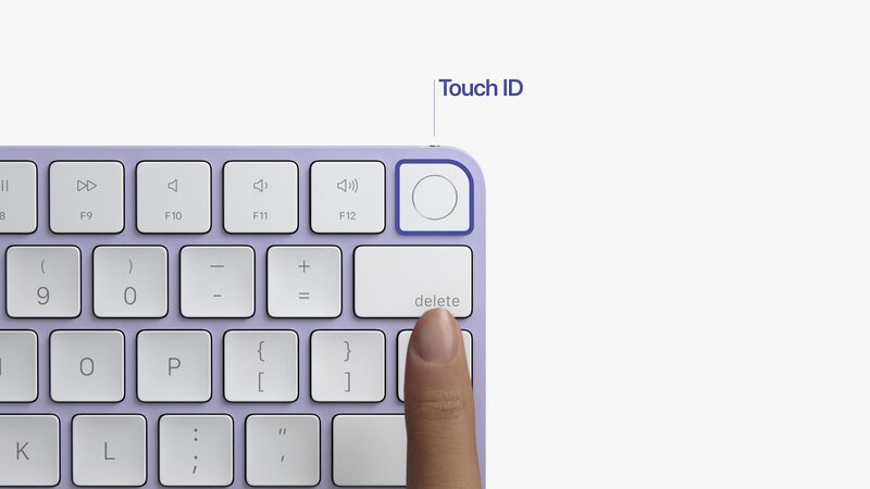 Touch IDにより手軽にセキュリティを強化。筆者キャプチャ