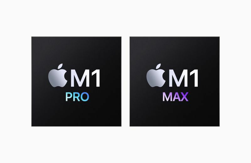 発表された「M1 Pro」と「M1 Max」チップ。Appleより