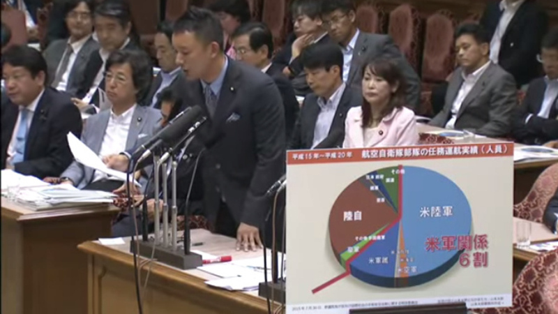 Yahoo!ニュース山本太郎vs安倍晋三ー暴かれたイラク戦争加担、米軍による無差別虐殺、戦争犯罪支える対米追従・安保法制