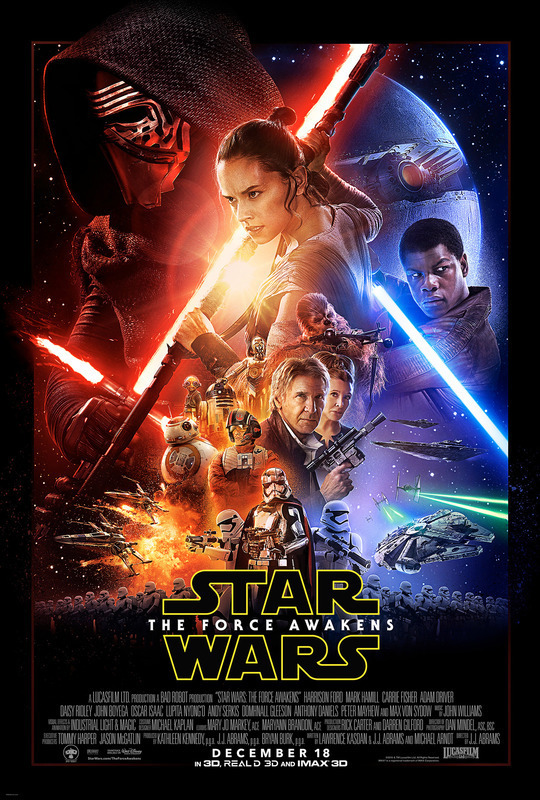 『スター・ウォーズ／フォースの覚醒』ポスター。