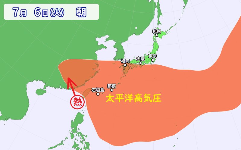 Yahoo!ニュース熱帯低気圧の北上を太平洋高気圧がブロック しかし週末までは梅雨前線の活発化に要警戒