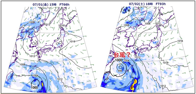 GFS(アメリカ)のモデル