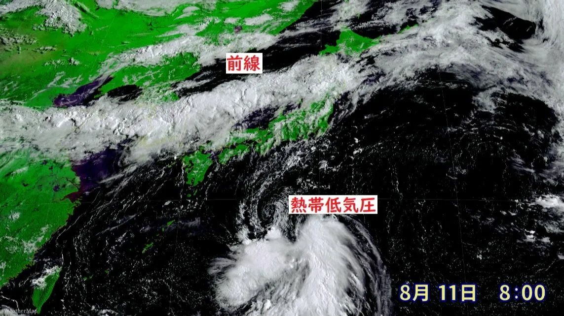 猛暑の合間をつく台風（８号）に、関東や東海は十分警戒を（杉江勇次 