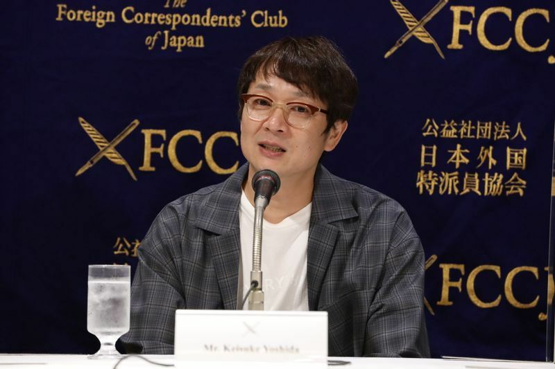 日本外国特派員協会で毎年開催されている東京国際映画祭の記者会見（10月５日）にて。(c)2021 TIFF