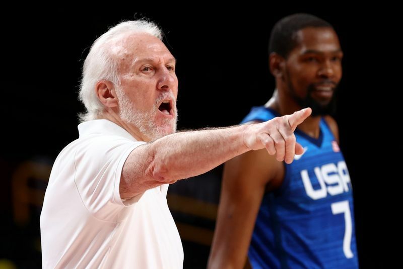 NBA史上屈指の名将と評価されるポポビッチHCもアメリカ代表では苦戦続き。今後の適応に注目が集まる。