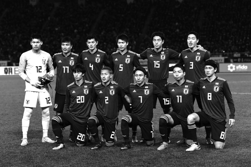 北朝鮮戦のスタメン 写真:岸本勉/PICSPORT
