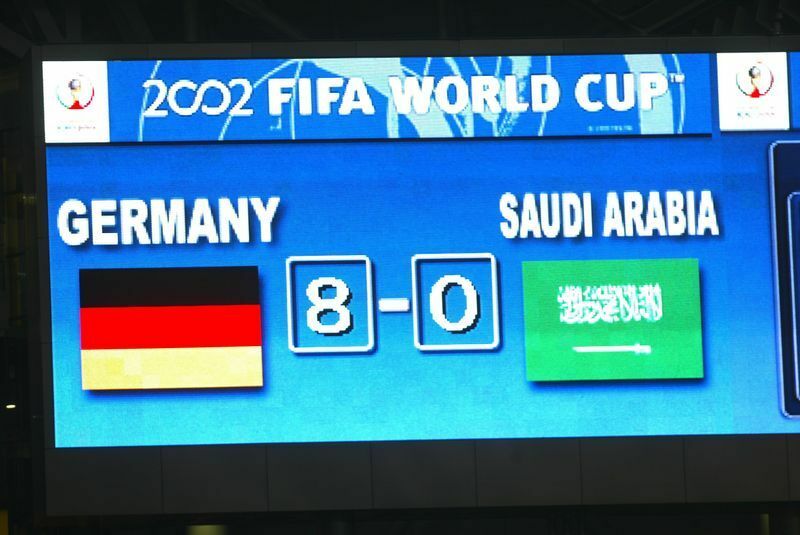 2002年Ｗ杯　ドイツ８-０サウジアラビア
