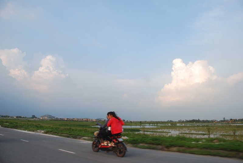 ベトナムの農村地域。技能実習生の中には農村出身者が少なくない。筆者撮影。