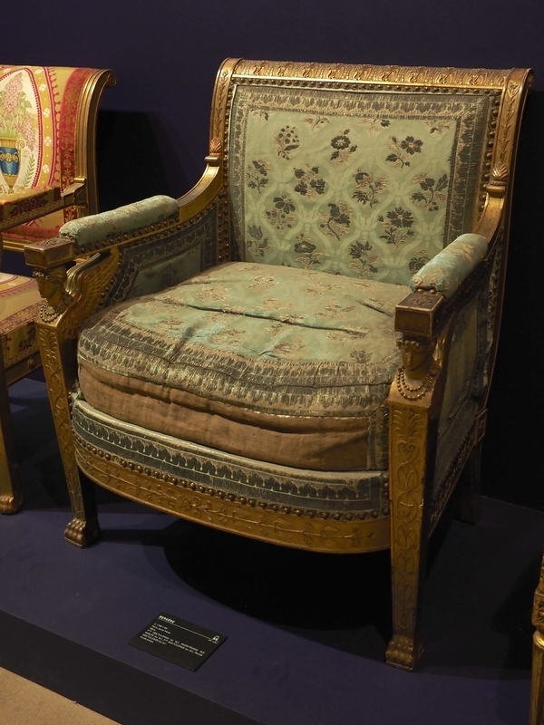 18世紀末の安楽椅子。チュイルリー宮で使われていた