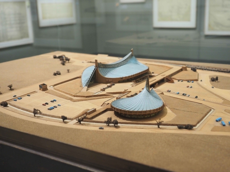 東京オリンピック競技場建築のための模型