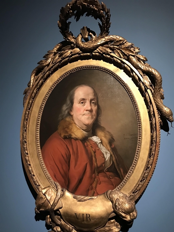 ベンジャミン・フランクリンの肖像画。1778年