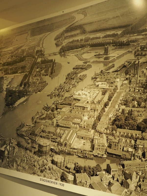 1930年頃のドルトレヒトの空撮写真