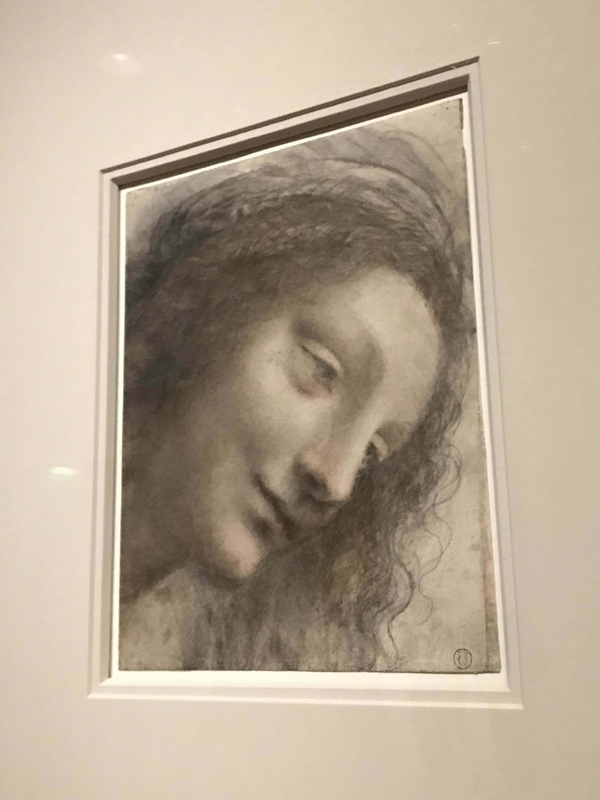 『聖アンナのための習作』（ニューヨーク・メトロポリタン美術館）