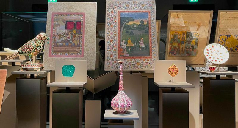 イスラム美術の展示室