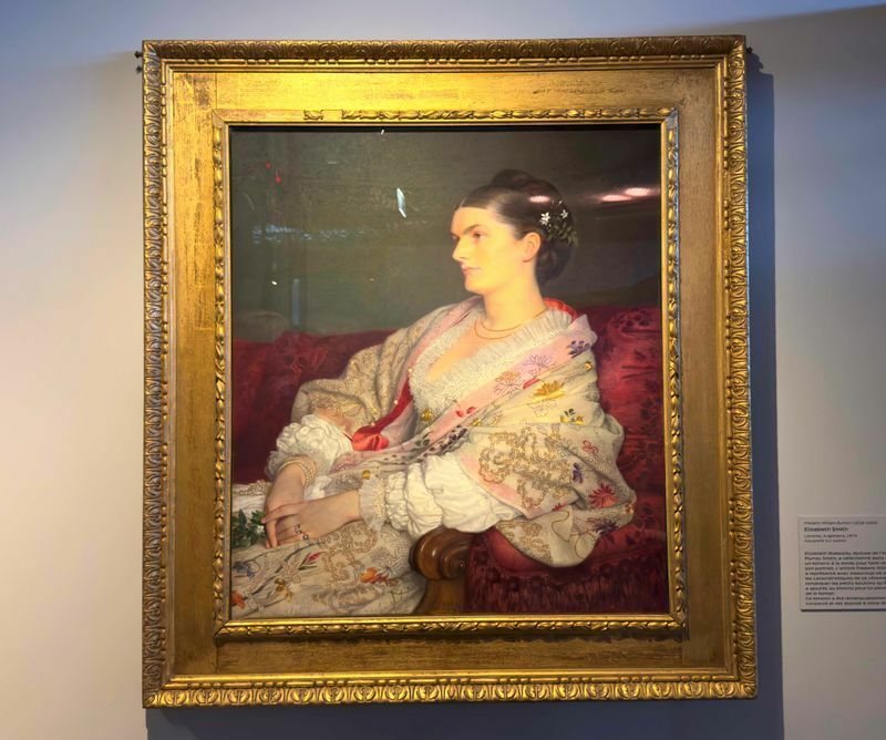 1873年に描かれた英国女性エリザベス・スミスの肖像（個人コレクション）